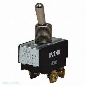 EATON Toggle Switch SPDT 10A @ 277V Screw, 21EW35