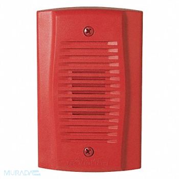 SYSTEM SENSOR Mini Horn Red, 21HN44