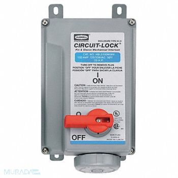 HUBBELL MchIntrlkDvc 4P5W 100 A 120/208V AC 20hp, 21XL24