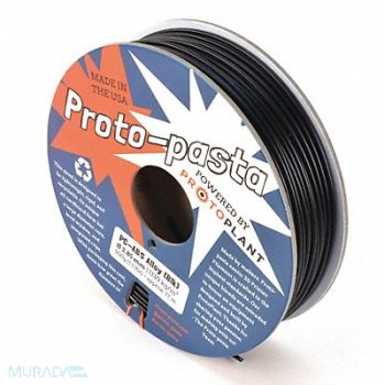 LULZBOT PC-ABS Alloy Blck 3mm Filament 500g Reel, 221X55