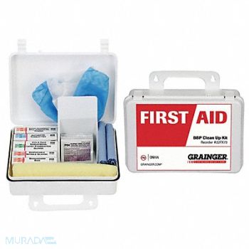 GRAINGER APPROVED Bloodborne Pathogen Kit 1 Person, 22FX73