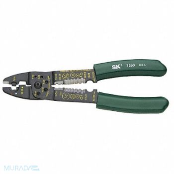 SK PROFESSIONAL TOOLS Crimper w/Die 22-10 AWG 8-1/2 In L, 22P028