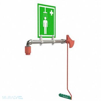 HUGHES SAFETY Drench Shower Ring Main Mount, 287T64