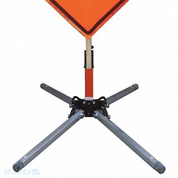 EASTERN METAL SIGNS AND SAFETY Sign Stand 15 in Maximum Mast H, 23Y992