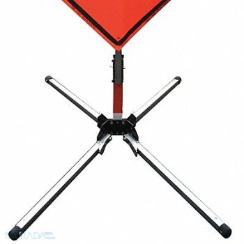 EASTERN METAL SIGNS AND SAFETY Sign Stand 15 in Maximum Mast H, 23Y993