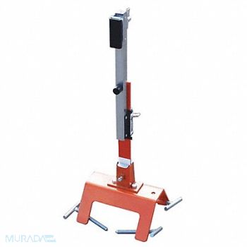 EASTERN METAL SIGNS AND SAFETY Barrier Mount Sign Stand, 23Y999