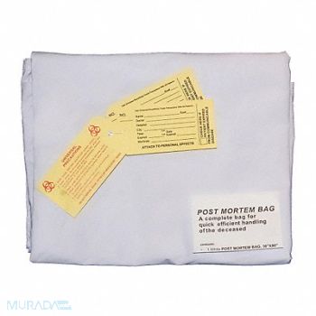 MEDSOURCE Body Bag White Pediatric PK10, 23YF81