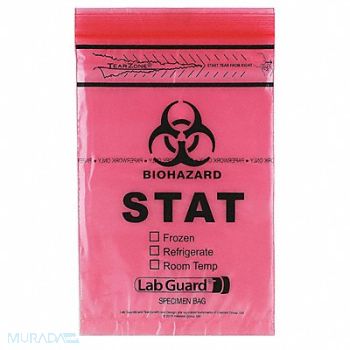 MEDEGEN MEDICAL PRODUCTS Specimen Transfer Bag 1.75 mil PK1000, 246A58