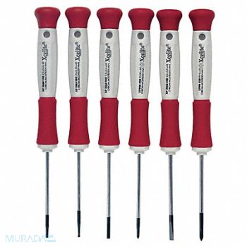 XCELITE Precision Screwdriver Set Sl/Ph 6 pcs., 24AC87