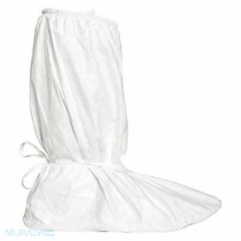 DUPONT Boot Covers Bound White XL PK100, 24AF69
