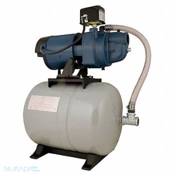 FLINT WALLING Well Jet Pump System 3/4 HP 14 gal tank, 24PR58