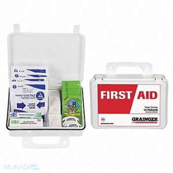 GRAINGER APPROVED Heat Stress Kit Bulk White 77 Pcs 10 Ppl, 24VL04