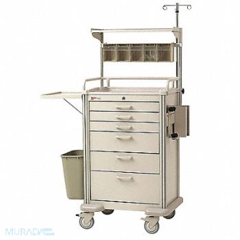 METRO Anesthesia Cart Lt Taupe H 44xW34 1/4, 24X119