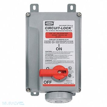 HUBBELL Lockin Plug 30A 3Ph 480 V, 24X870