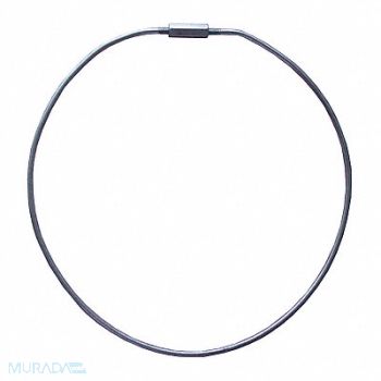 GRAINGER APPROVED Key Ring Carbon Steel w/Threaded Sleeve, 25DU46