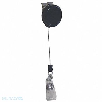 GRAINGER APPROVED ID Card Retractor Swivel Clip, 25DU56