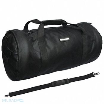 WESTWARD Duffel Bag 24x12x12In 600D Polyester Blk, 25F573