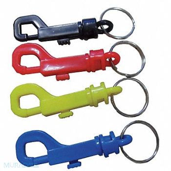 GRAINGER APPROVED Plastic Key Clip 2-5/8 In Assorted PK40, 25PA22