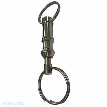 GRAINGER APPROVED Quick Release Key Holder w/Split Ring, 25PA26