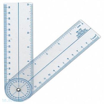 WESTCOTT Manual-Reading Miter Protractor, 26CT62