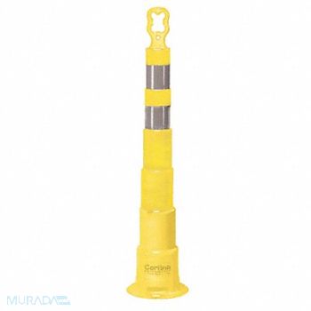 GRAINGER APPROVED G6579 Trim Line Channelizer Yellow 45 In, 26K998