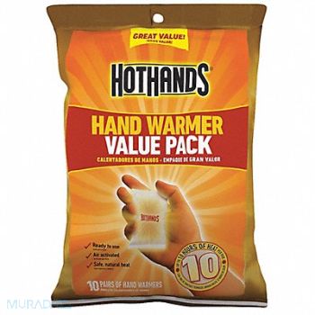 HOTHANDS Hand Warmer 2-1/4 in x 3-1/2 in PK10, 26KF14