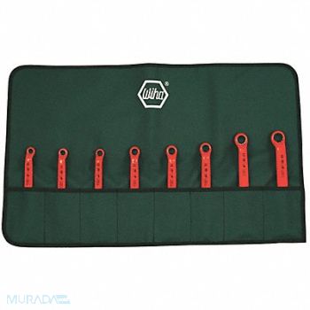 WIHA Box End Wrench Set Chrome Offset SAE, 26X334