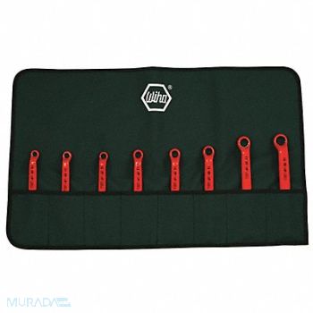 WIHA Box End Wrench Set Chrome Offset SAE, 26X337