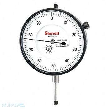 STARRETT Dial Indicator AGD 4 Range 0 to 1, 26Z677