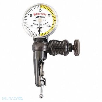 STARRETT Dial Test Indicator Vertical 711 Series, 26Z792