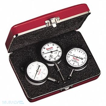 STARRETT Dial Indicator Set AGD 2 Size 2.250, 26Z829