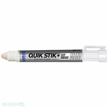 NISSEN Paint Crayon 5/16 in White, 14U109