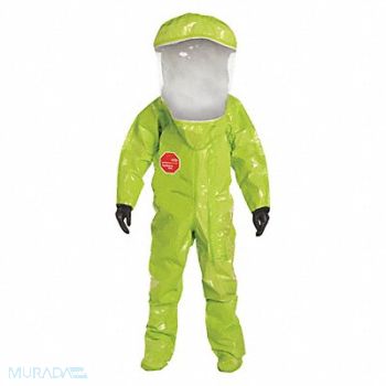 DUPONT Encapsulated Train Suit Lvl A Train 4XL, 29EY01