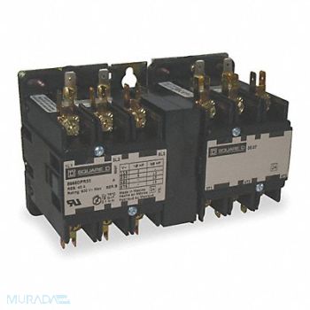 SQUARE D Hoist Contactor 120VAC 30A Open 3P, 2CG12