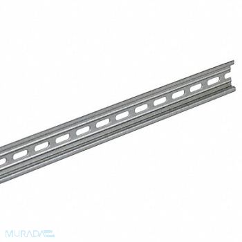 SQUARE D DIN Mtg Chl Prepunched IEC Galv Steel, 2DF49