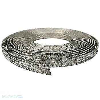 CORNING Grounding Braid Copper Overall L 25ft, 2DTP5