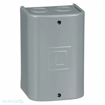 SQUARE D Enclsr Metllc 5.28In.Hx3.63In.Wx3.31In.D, 2DZ24