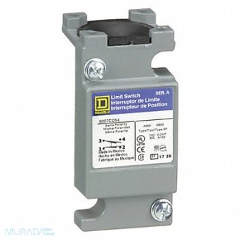 SQUARE D Limit Switch Body 1NO/1NC 10A @ 600VAC, 2EG11