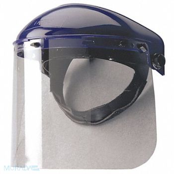 MCR SAFETY Ratchet Faceshield Assembly Clear PETG, 8AA82