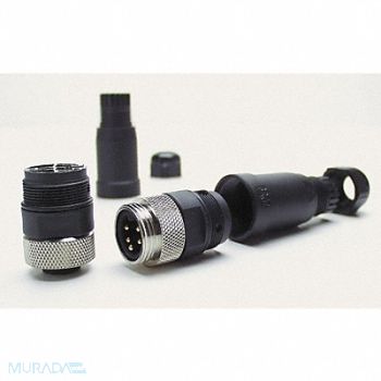 BRAD HARRISON Internal Thread Connector 4 Male 15 AWG, 2ENU2