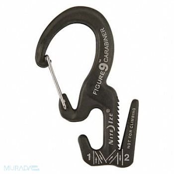 NITE IZE Carabiner Clip/Rope Tightener 2-3/4 In., 2EVJ6