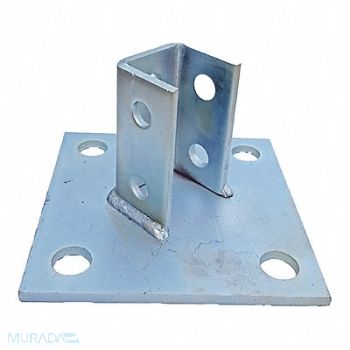 GRAINGER APPROVED Post Bases Steel Overall L 6in, 2HZD7