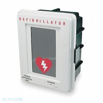 ALLEGRO Defibrillator Storage Cabinet Wall Mount, 2KJN6