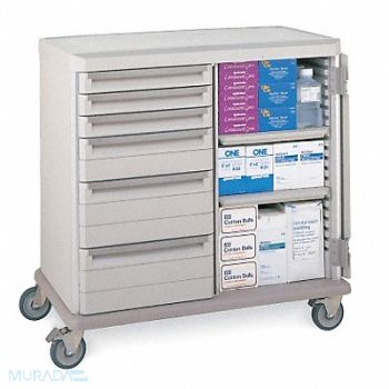 METRO Supply Cart Polymer Light Taupe, 6EJF7