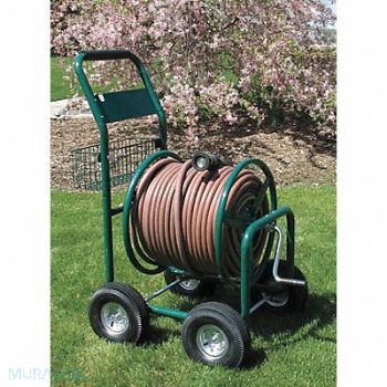 LIBERTY Garden Hose Reel Cart 8 in Steel, 2LRK8