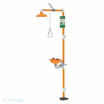 GUARDIAN EQUIPMENT Drench Shower With Eyewash Plastic, 2LVA4