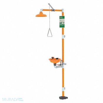 GUARDIAN EQUIPMENT Drench Shower with Face/Eyewash Plastic, 2LVC3