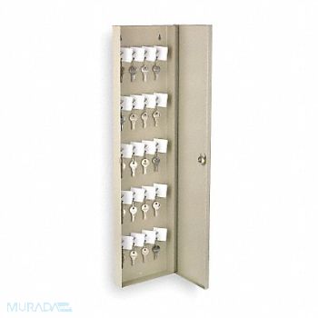 GRAINGER APPROVED Key Control Cabinet 50 Units, 2NET3