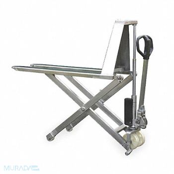 DAYTON Manual Pallet Lifter 2200 lb 27 in W SS, 2PLJ2