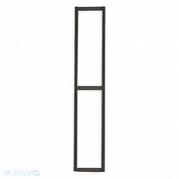 QUANTUM STORAGE SYSTEMS Tip Out Bin Wall Frame W24 In H70 In Blk, 2TB23